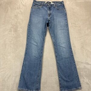 Gap Jeans Women's 8 Bootcut Blue Stretch Mid Rise Medium Wash Retro Y2K Denim